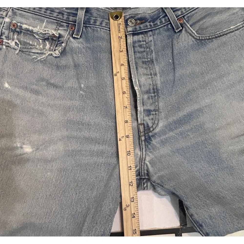 Vintage Levi's 501 Jeans Mens 38x33 Original Fit Button Fly Blue Denim 90s